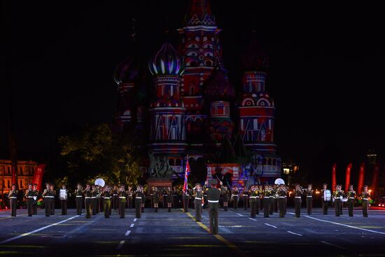 Церемония закрытия фестиваля "Спасская башня"