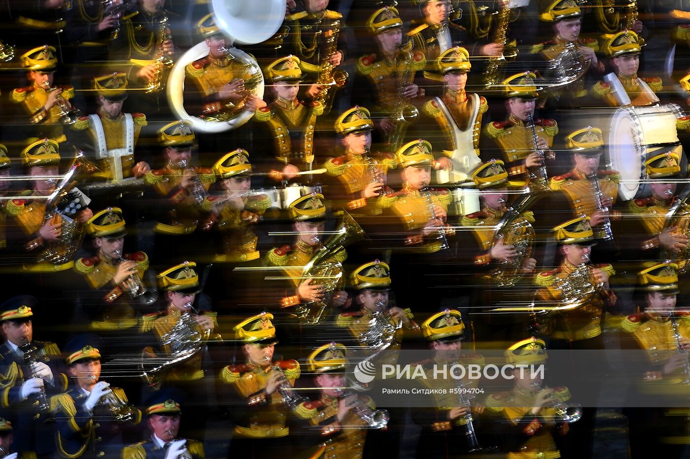 Церемония закрытия фестиваля "Спасская башня"