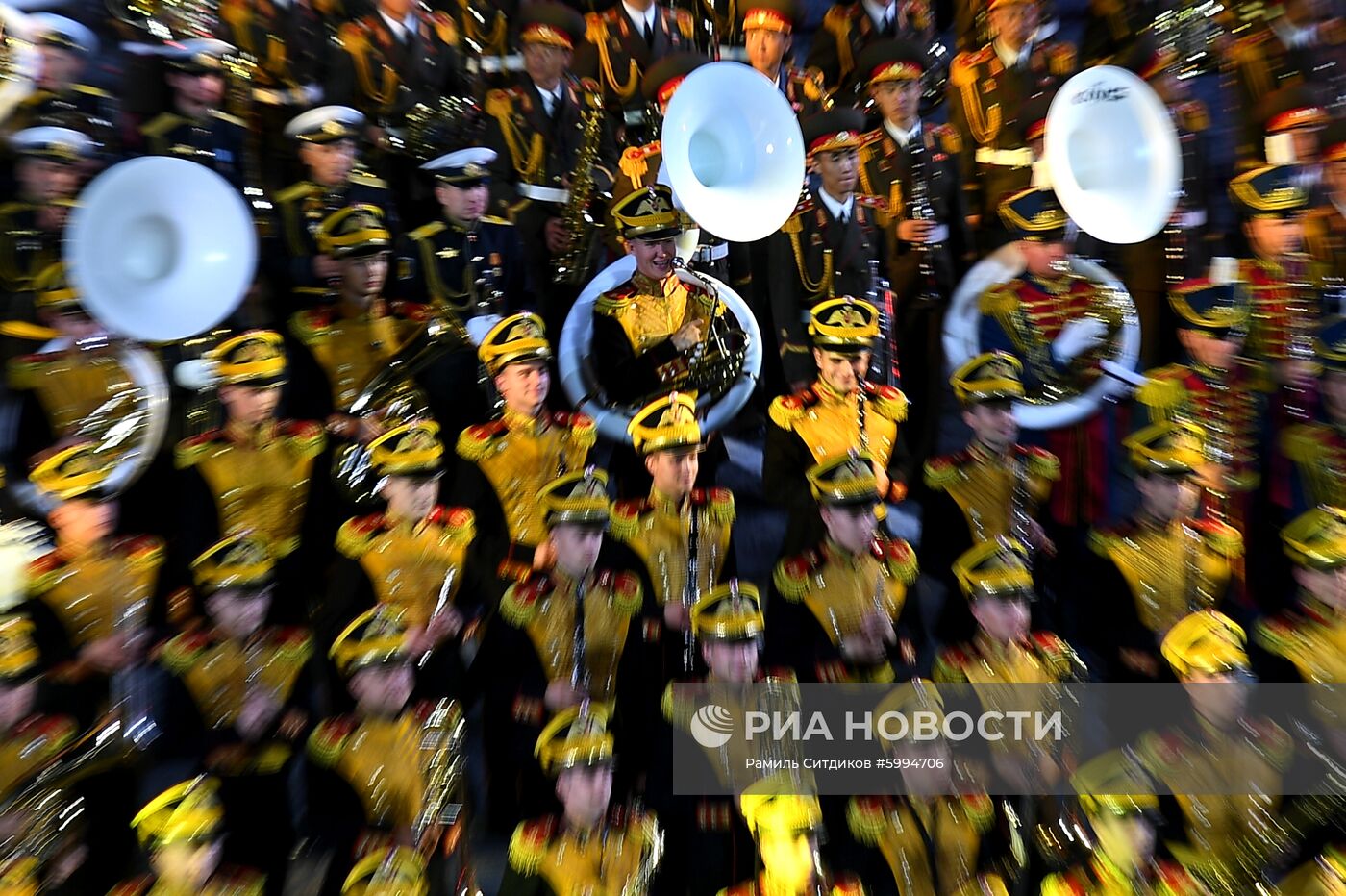 Церемония закрытия фестиваля "Спасская башня"