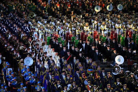 Церемония закрытия фестиваля "Спасская башня"