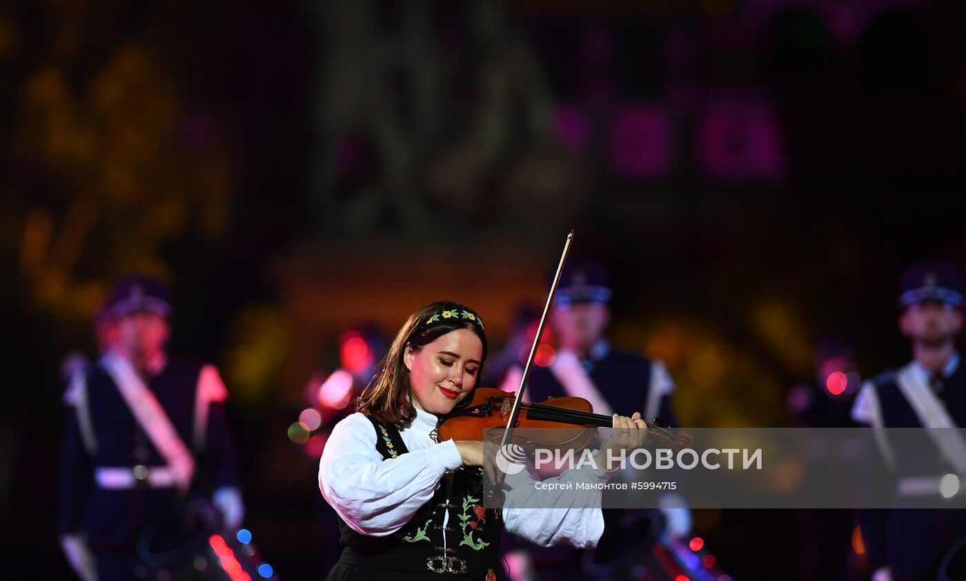 Церемония закрытия фестиваля "Спасская башня"