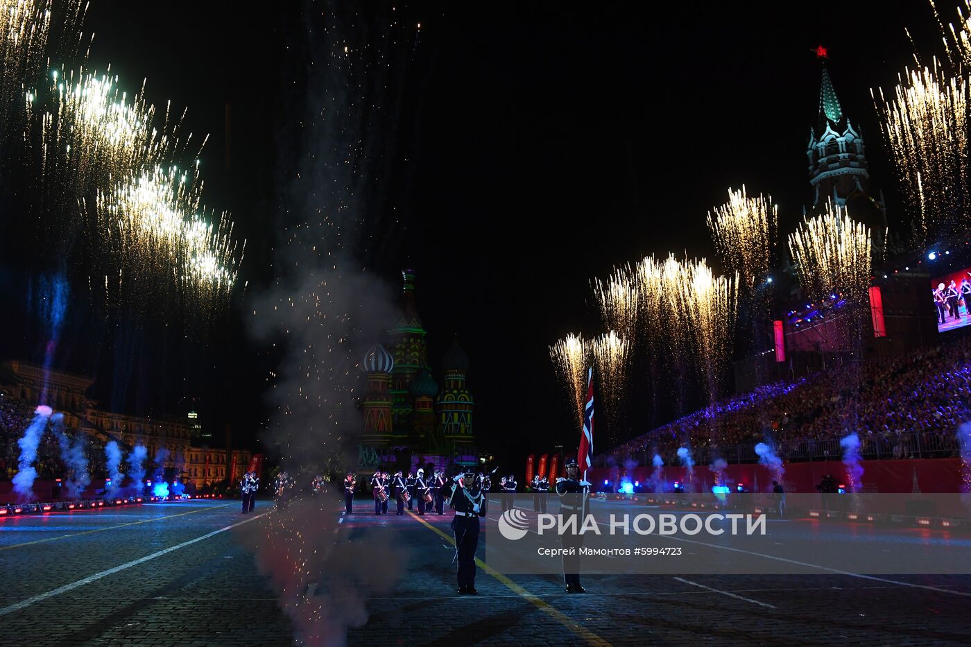 Церемония закрытия фестиваля "Спасская башня"