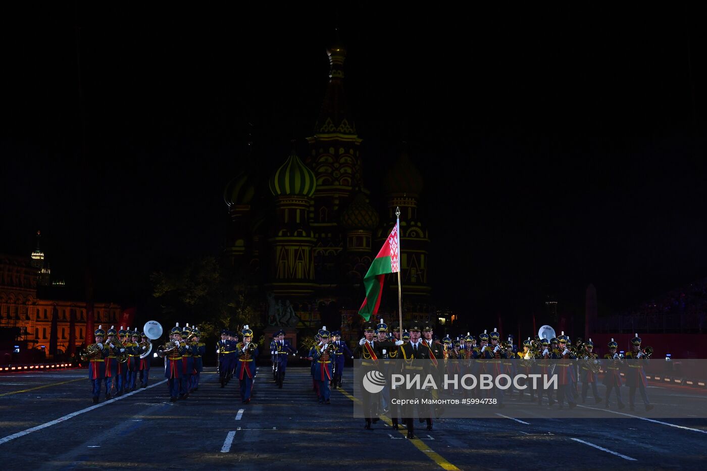 Церемония закрытия фестиваля "Спасская башня"