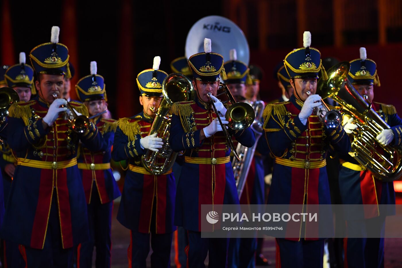 Церемония закрытия фестиваля "Спасская башня"