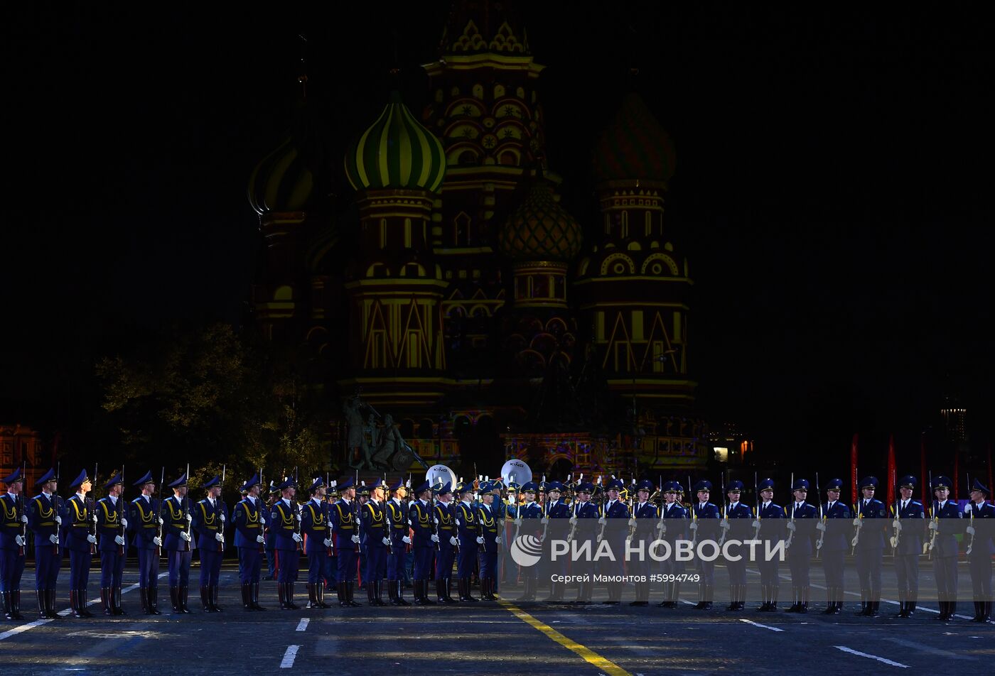 Церемония закрытия фестиваля "Спасская башня"