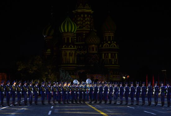 Церемония закрытия фестиваля "Спасская башня"