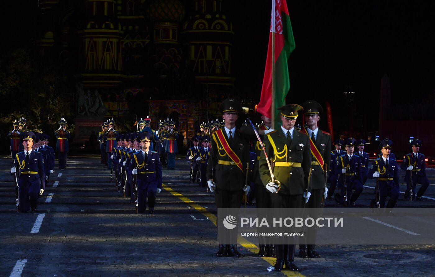 Церемония закрытия фестиваля "Спасская башня"