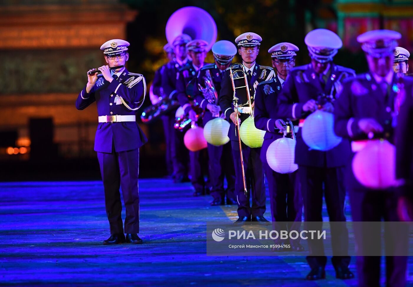 Церемония закрытия фестиваля "Спасская башня"