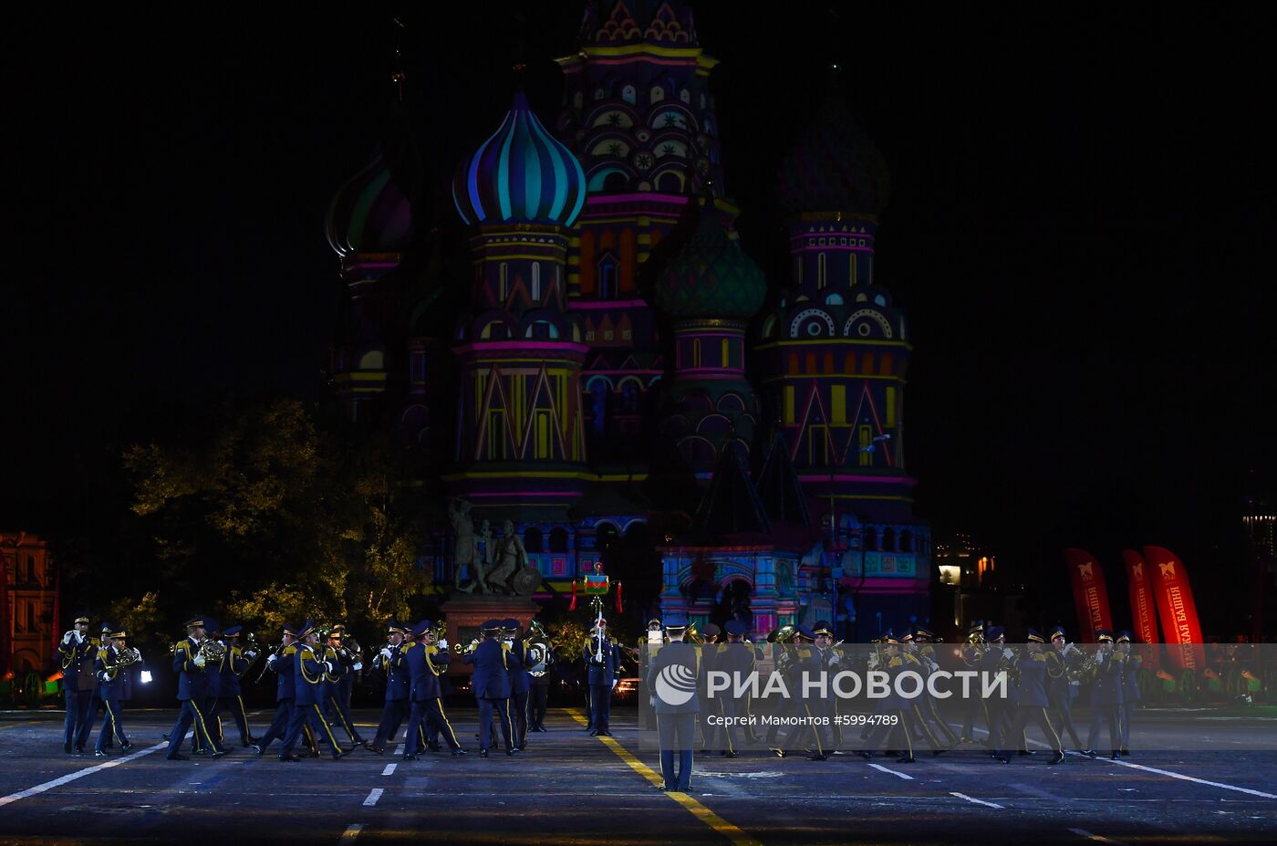 Церемония закрытия фестиваля "Спасская башня"