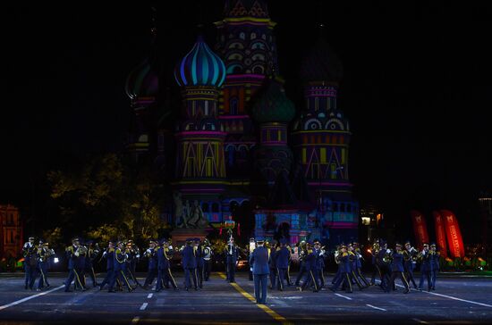 Церемония закрытия фестиваля "Спасская башня"