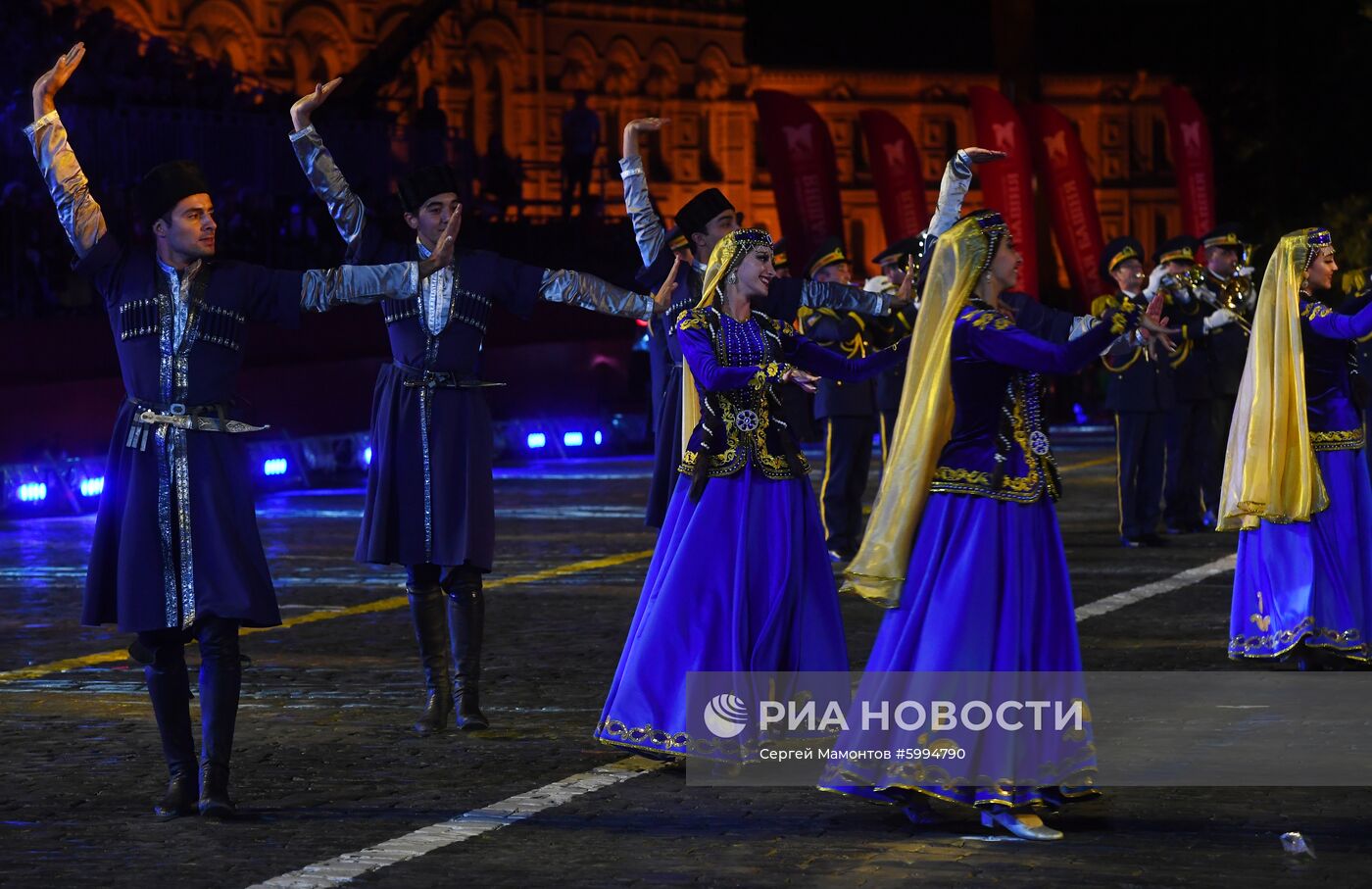 Церемония закрытия фестиваля "Спасская башня"