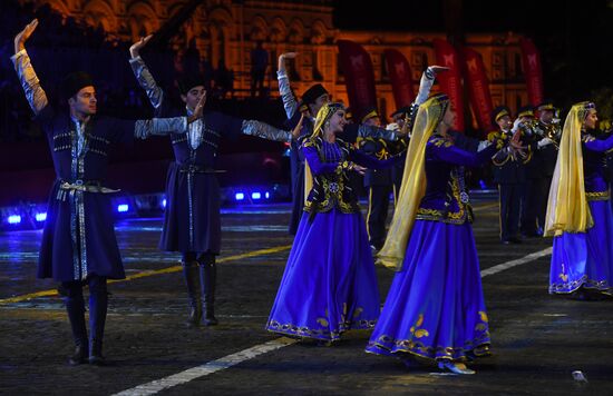 Церемония закрытия фестиваля "Спасская башня"