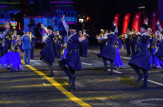 Церемония закрытия фестиваля "Спасская башня"