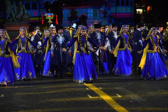 Церемония закрытия фестиваля "Спасская башня"