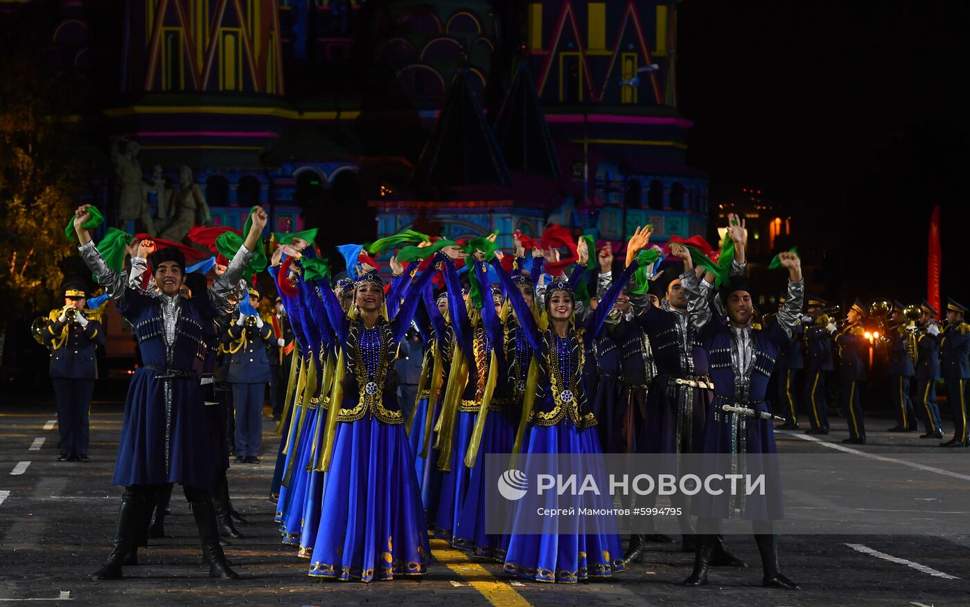 Церемония закрытия фестиваля "Спасская башня"