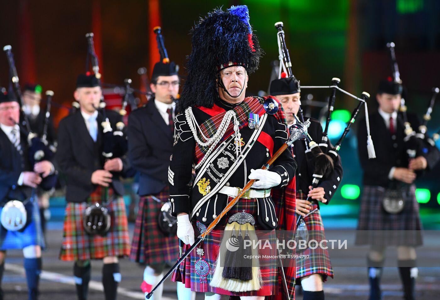 Церемония закрытия фестиваля "Спасская башня"