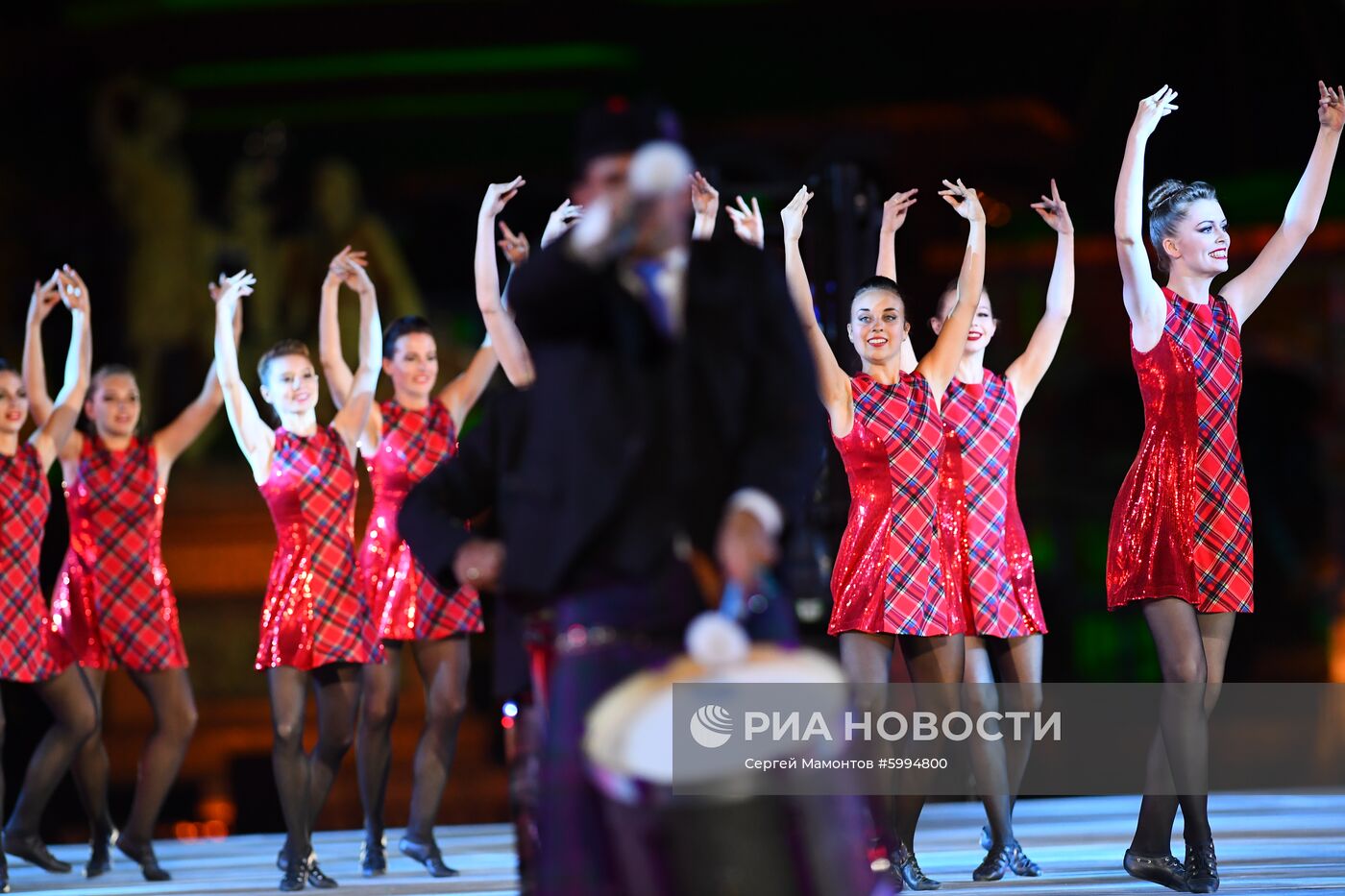 Церемония закрытия фестиваля "Спасская башня"