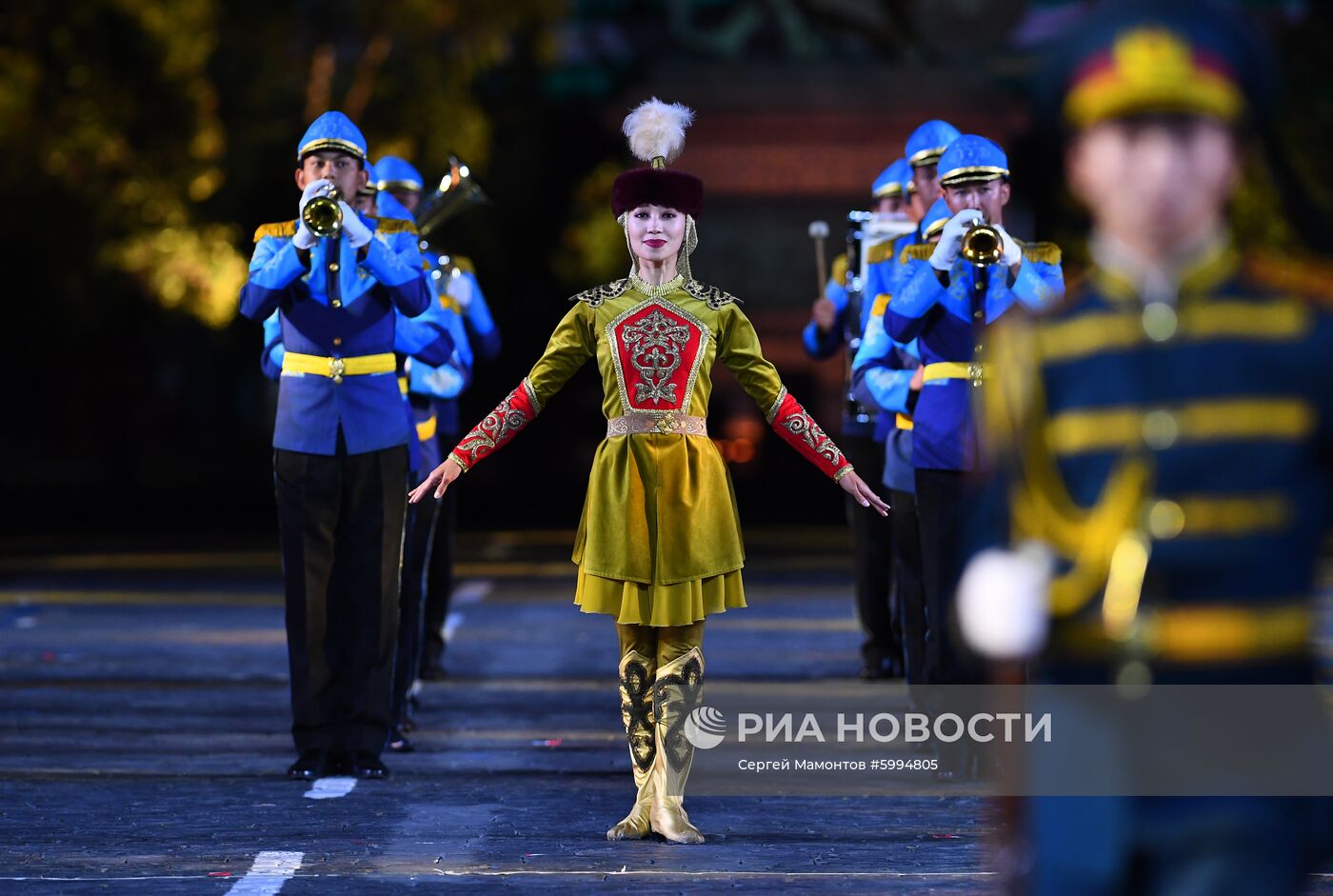 Церемония закрытия фестиваля "Спасская башня"