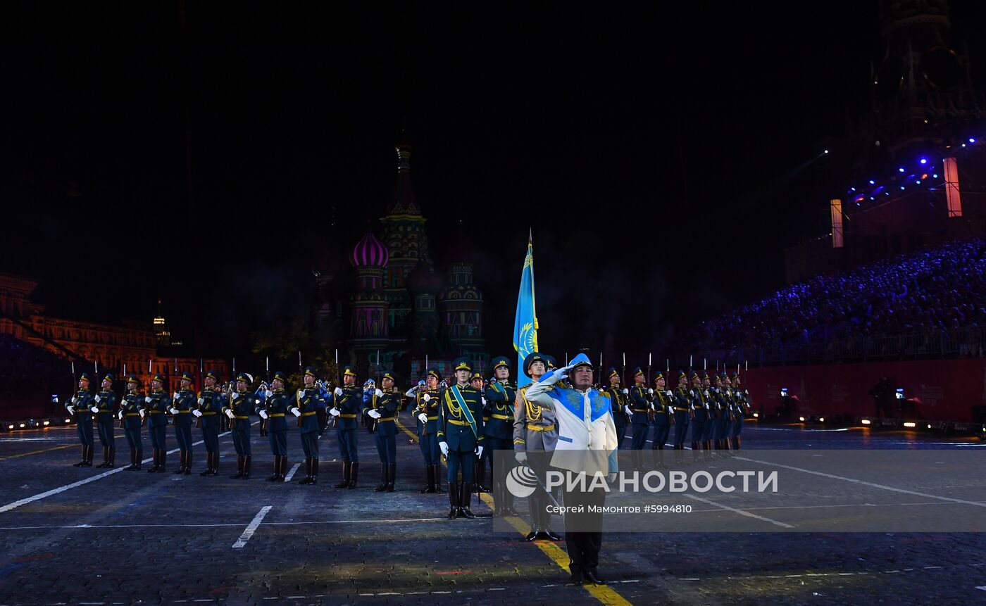 Церемония закрытия фестиваля "Спасская башня"