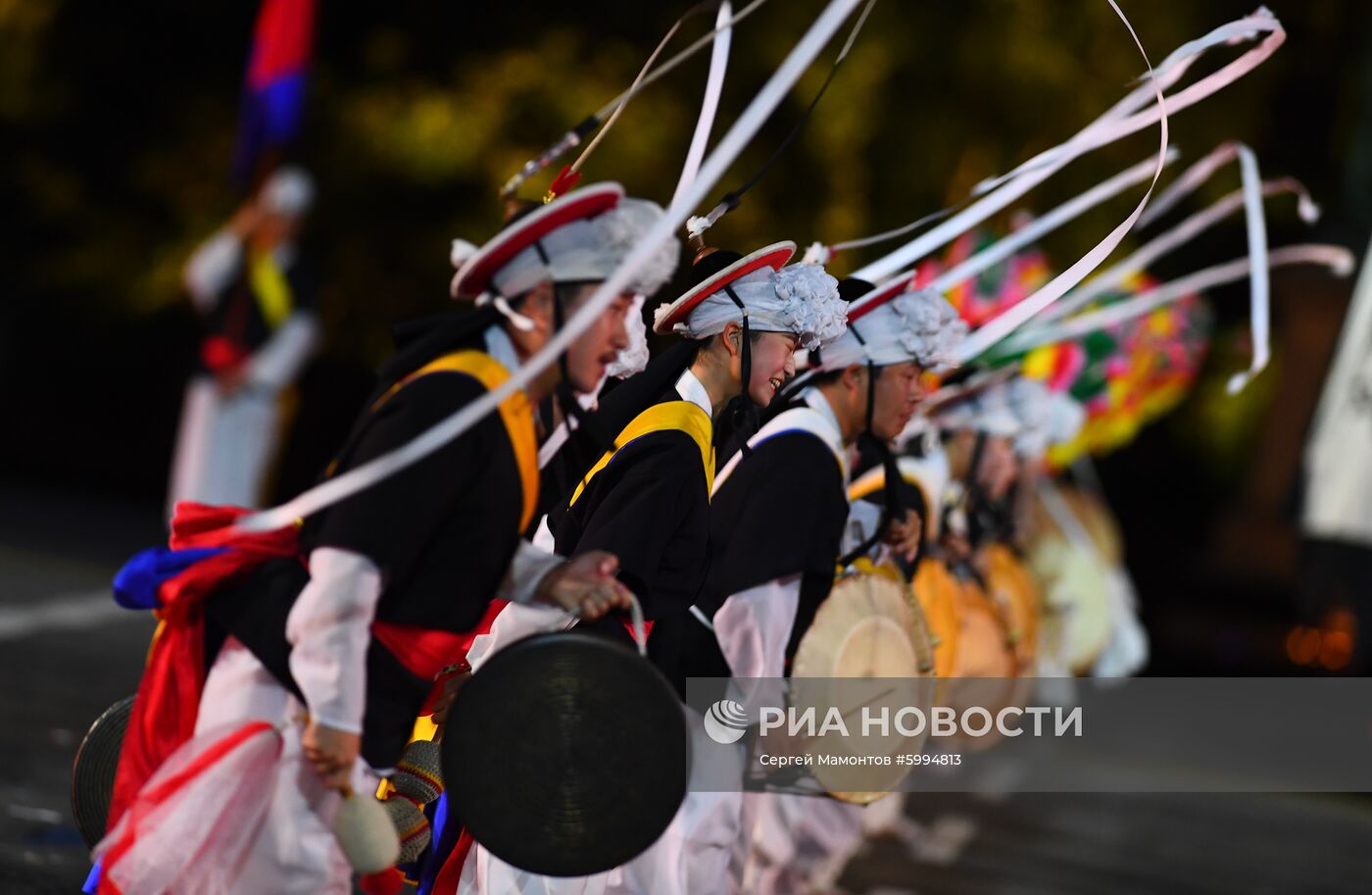 Церемония закрытия фестиваля "Спасская башня"