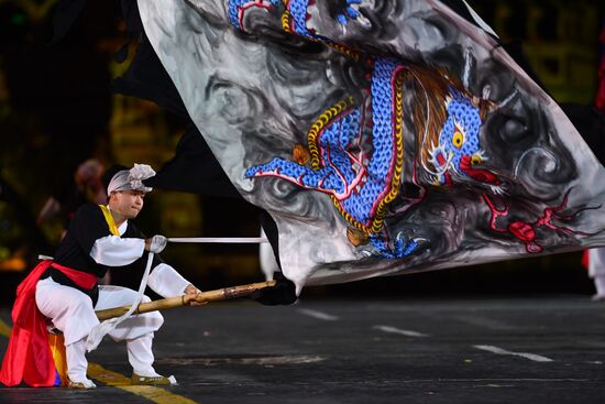 Церемония закрытия фестиваля "Спасская башня"