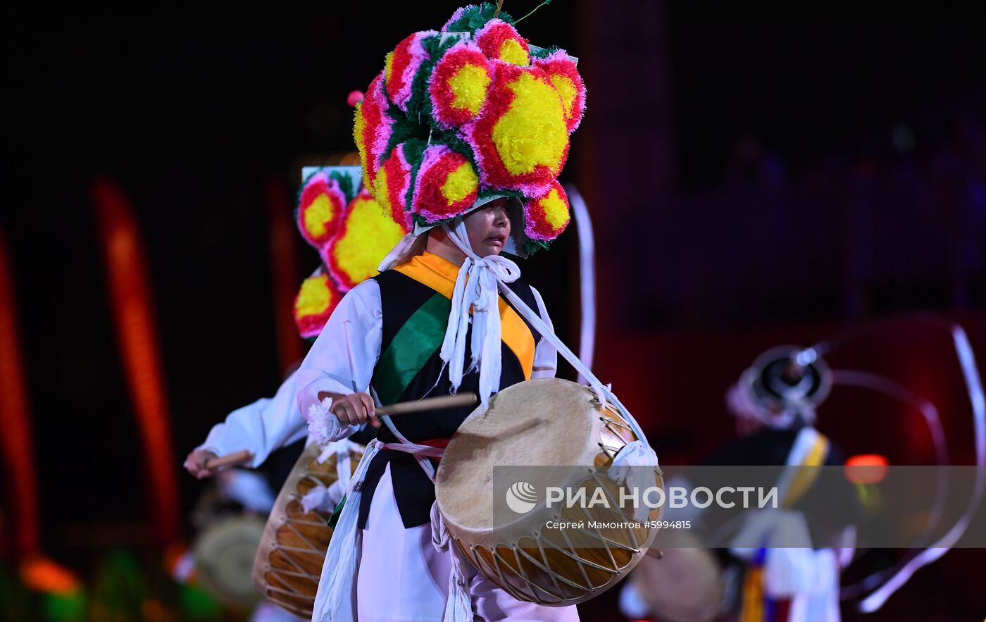 Церемония закрытия фестиваля "Спасская башня"
