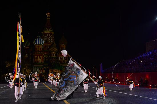 Церемония закрытия фестиваля "Спасская башня"