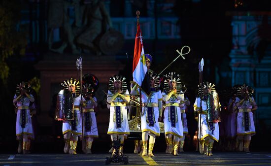 Церемония закрытия фестиваля "Спасская башня"