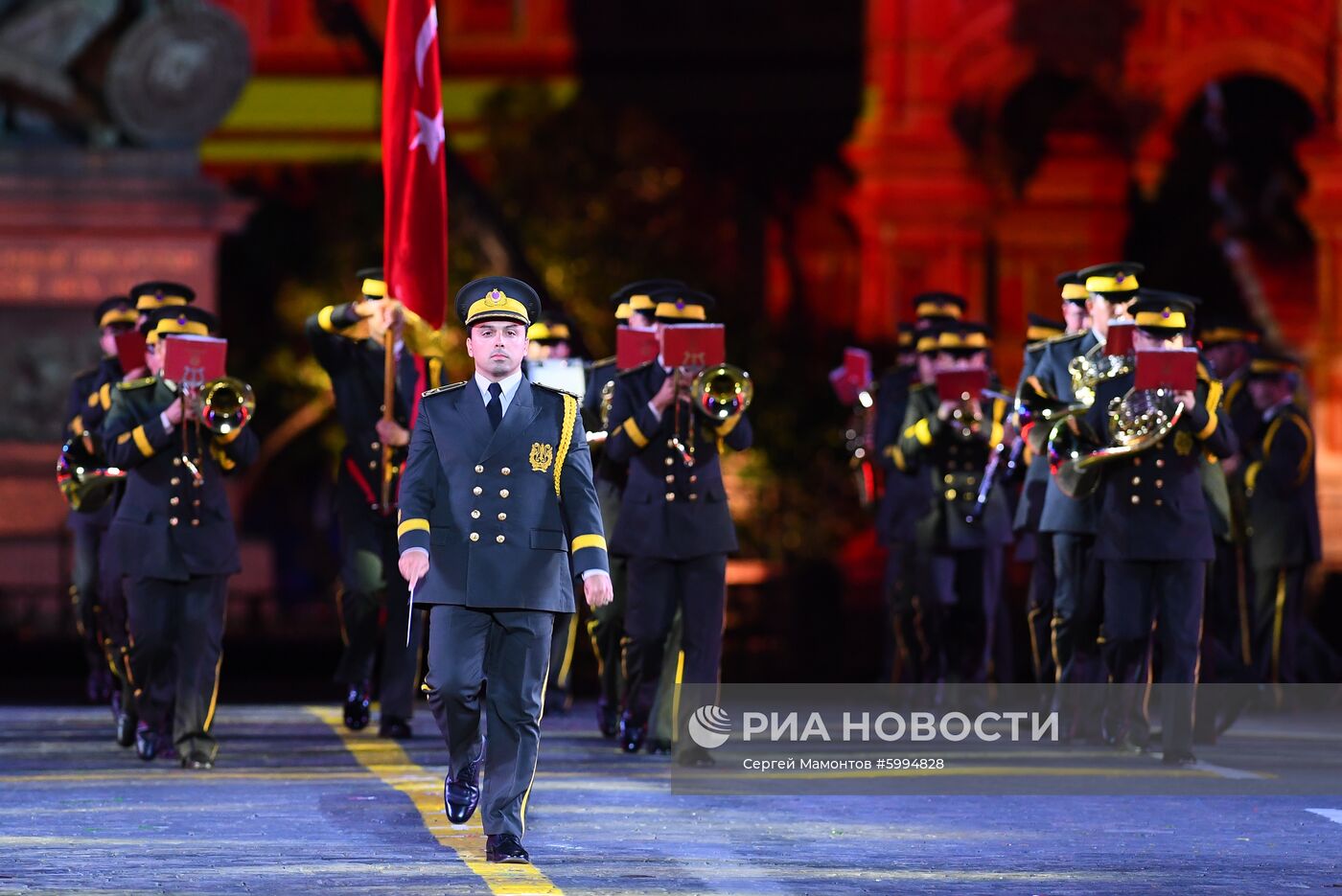 Церемония закрытия фестиваля "Спасская башня"