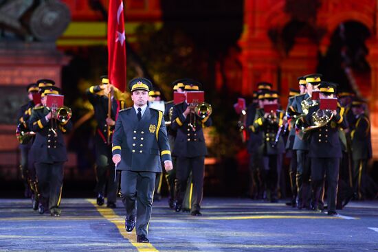 Церемония закрытия фестиваля "Спасская башня"