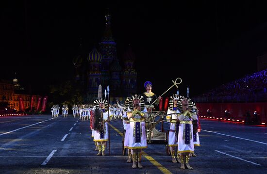 Церемония закрытия фестиваля "Спасская башня"