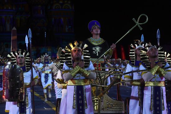 Церемония закрытия фестиваля "Спасская башня"