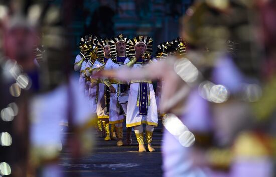 Церемония закрытия фестиваля "Спасская башня"