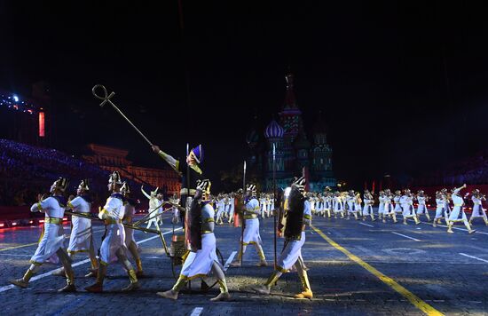 Церемония закрытия фестиваля "Спасская башня"