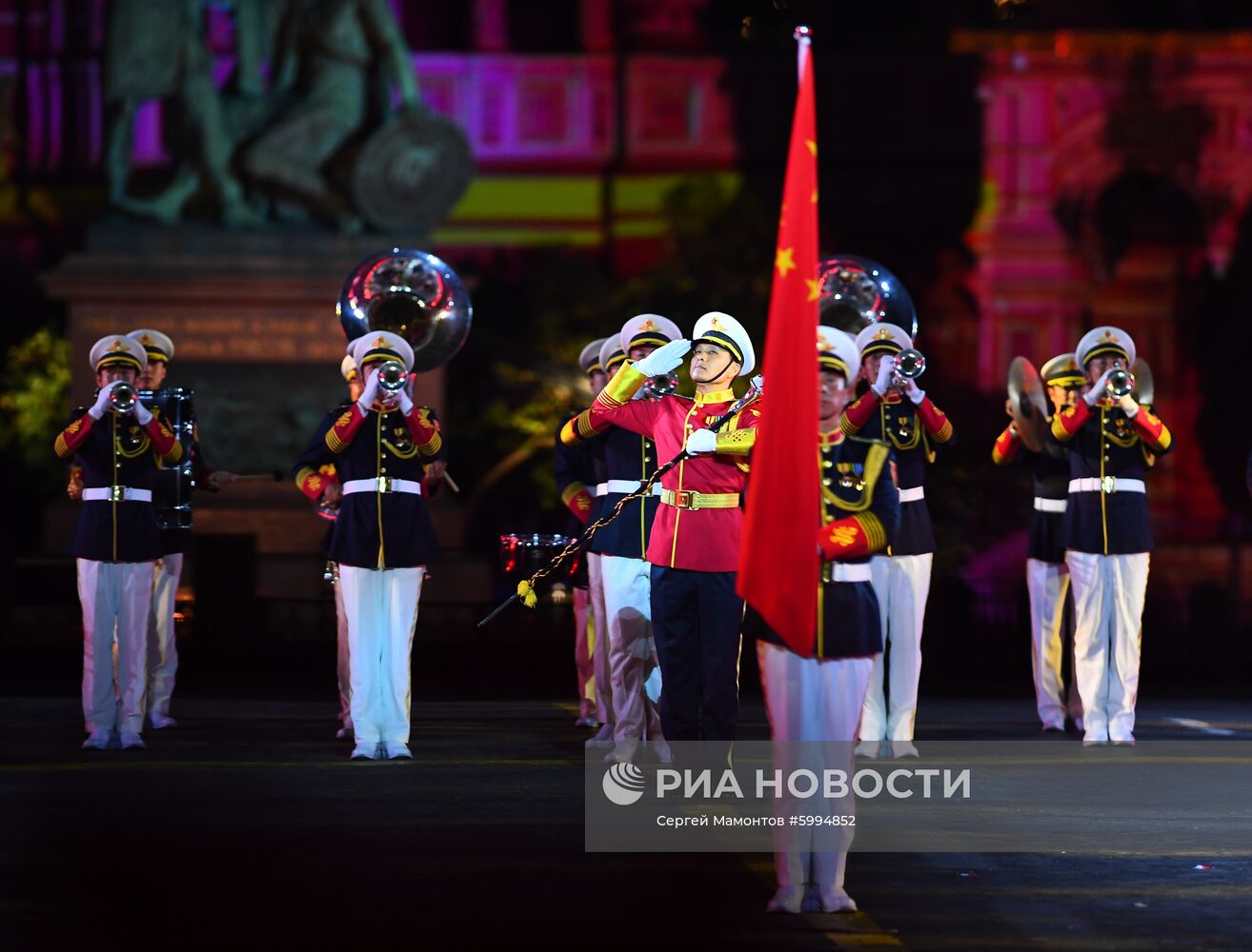 Церемония закрытия фестиваля "Спасская башня"