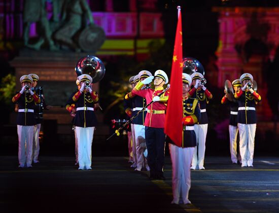 Церемония закрытия фестиваля "Спасская башня"