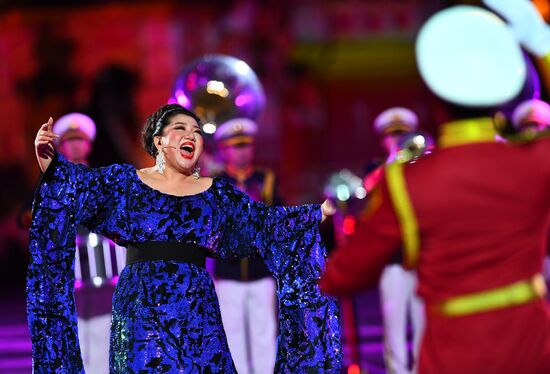 Церемония закрытия фестиваля "Спасская башня"