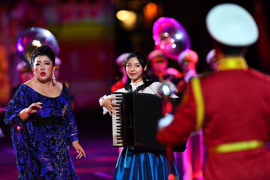 Церемония закрытия фестиваля "Спасская башня"