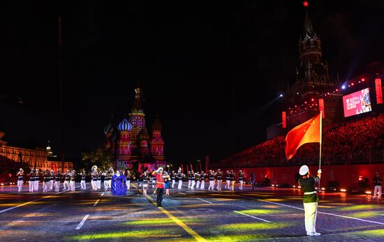 Церемония закрытия фестиваля "Спасская башня"