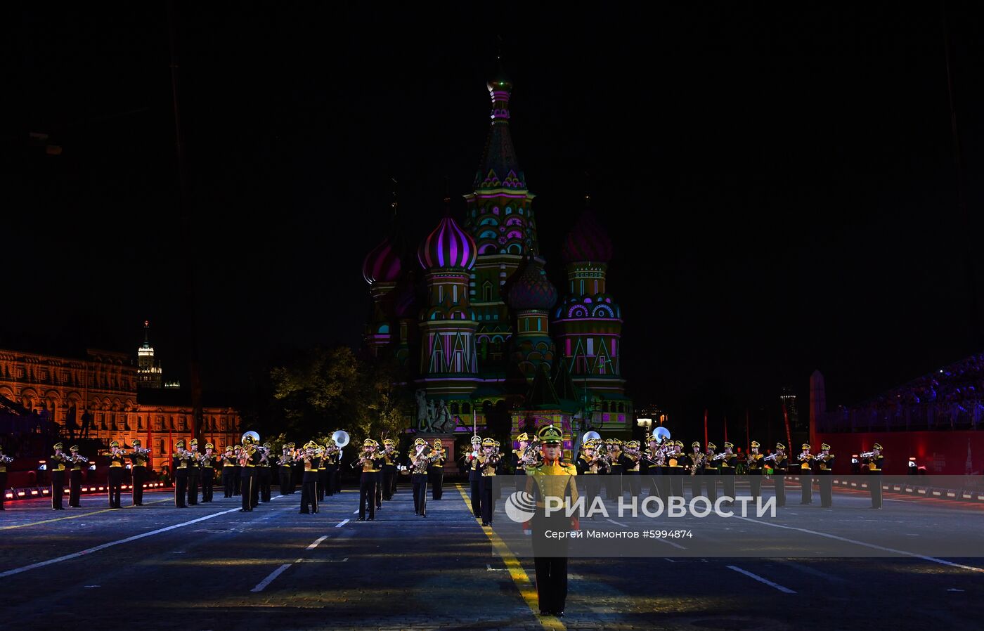 Церемония закрытия фестиваля "Спасская башня"