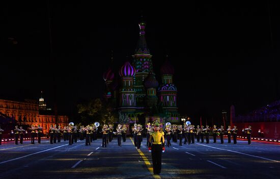 Церемония закрытия фестиваля "Спасская башня"