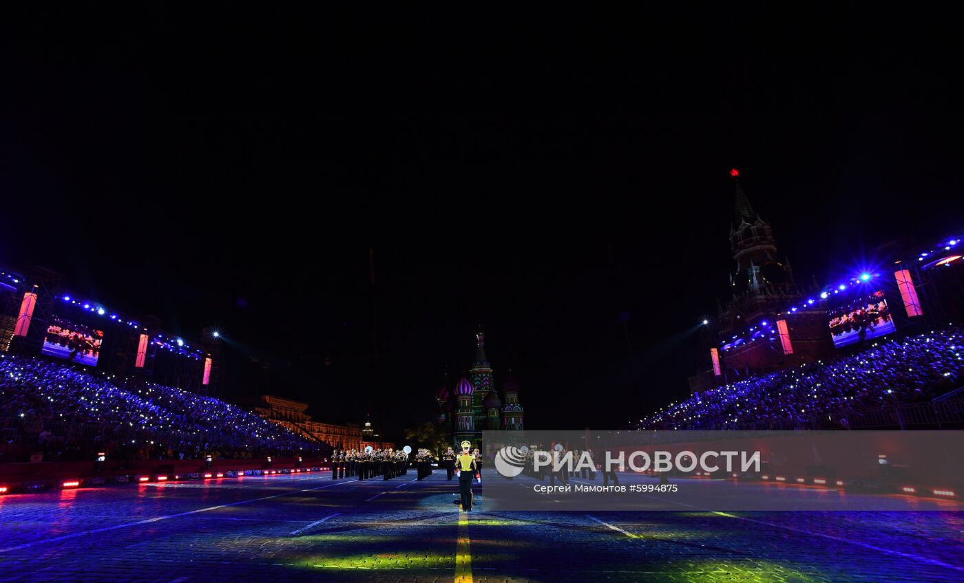 Церемония закрытия фестиваля "Спасская башня"