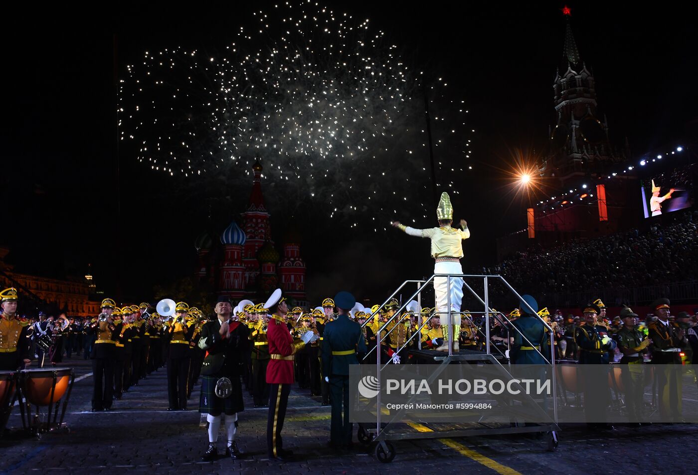 Церемония закрытия фестиваля "Спасская башня"