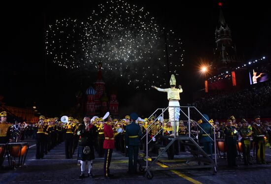 Церемония закрытия фестиваля "Спасская башня"