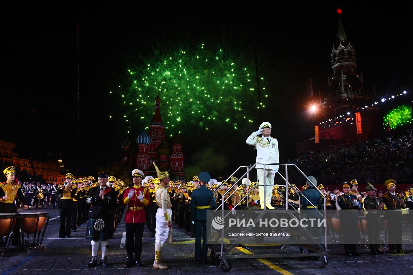 Церемония закрытия фестиваля "Спасская башня"