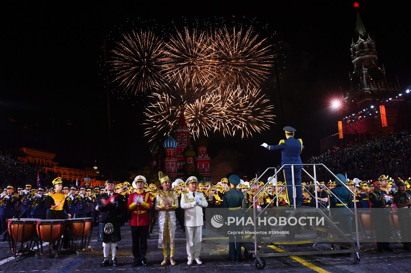 Церемония закрытия фестиваля "Спасская башня"