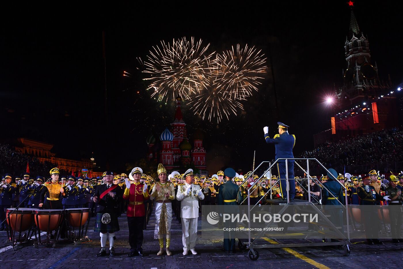 Церемония закрытия фестиваля "Спасская башня"