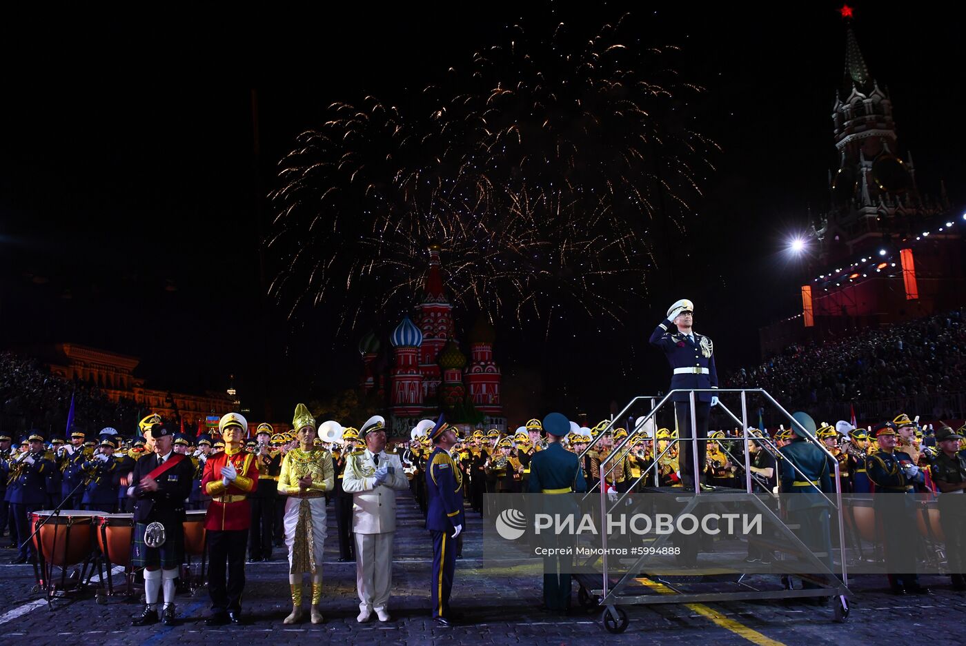 Церемония закрытия фестиваля "Спасская башня"