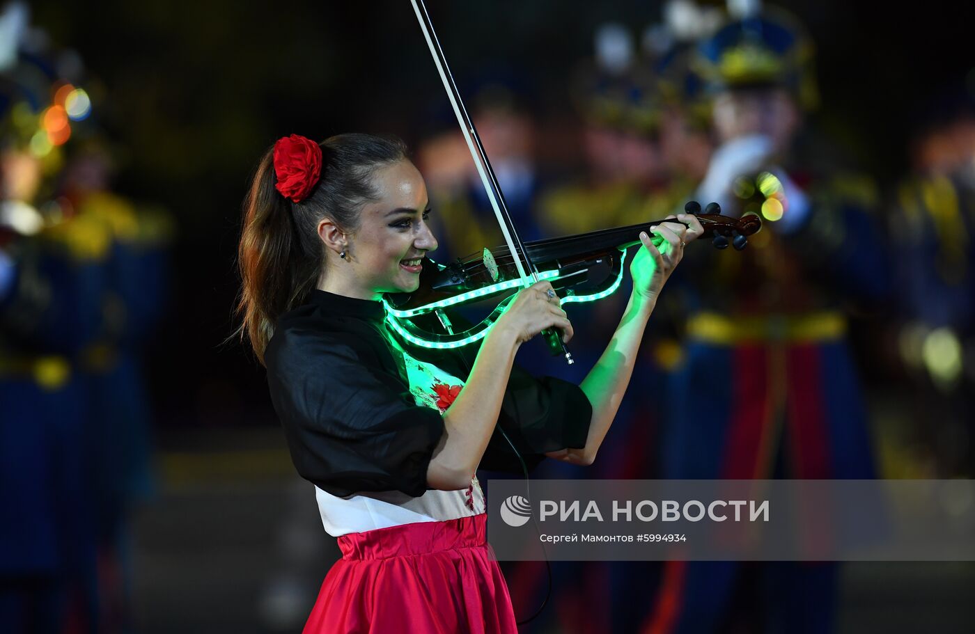 Церемония закрытия фестиваля "Спасская башня"