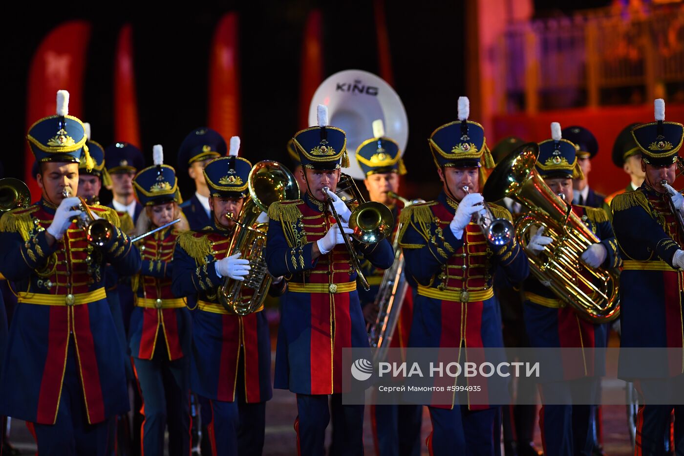 Церемония закрытия фестиваля "Спасская башня"